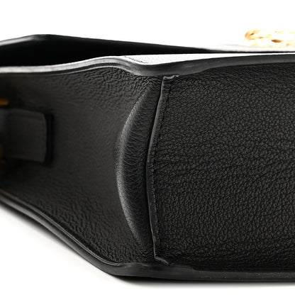 Versace Calfskin La Medusa Top Handle Shoulder Bag Black 8 of 9