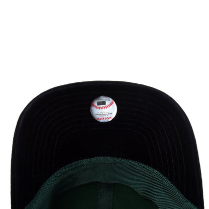 Gucci X MLB Velvet LA Dodgers Embroidered Baseball Hat 55-59 Midnight 7 of 9