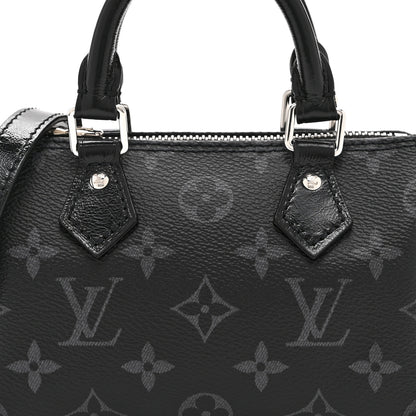 Louis Vuitton Monogram Eclipse Nano Speedy Bandouliere 7 of 9