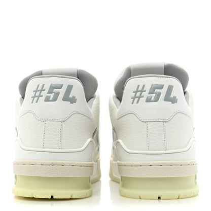Louis Vuitton Calfskin Mens LV Trainer Sneakers 9.5 White 4 of 10