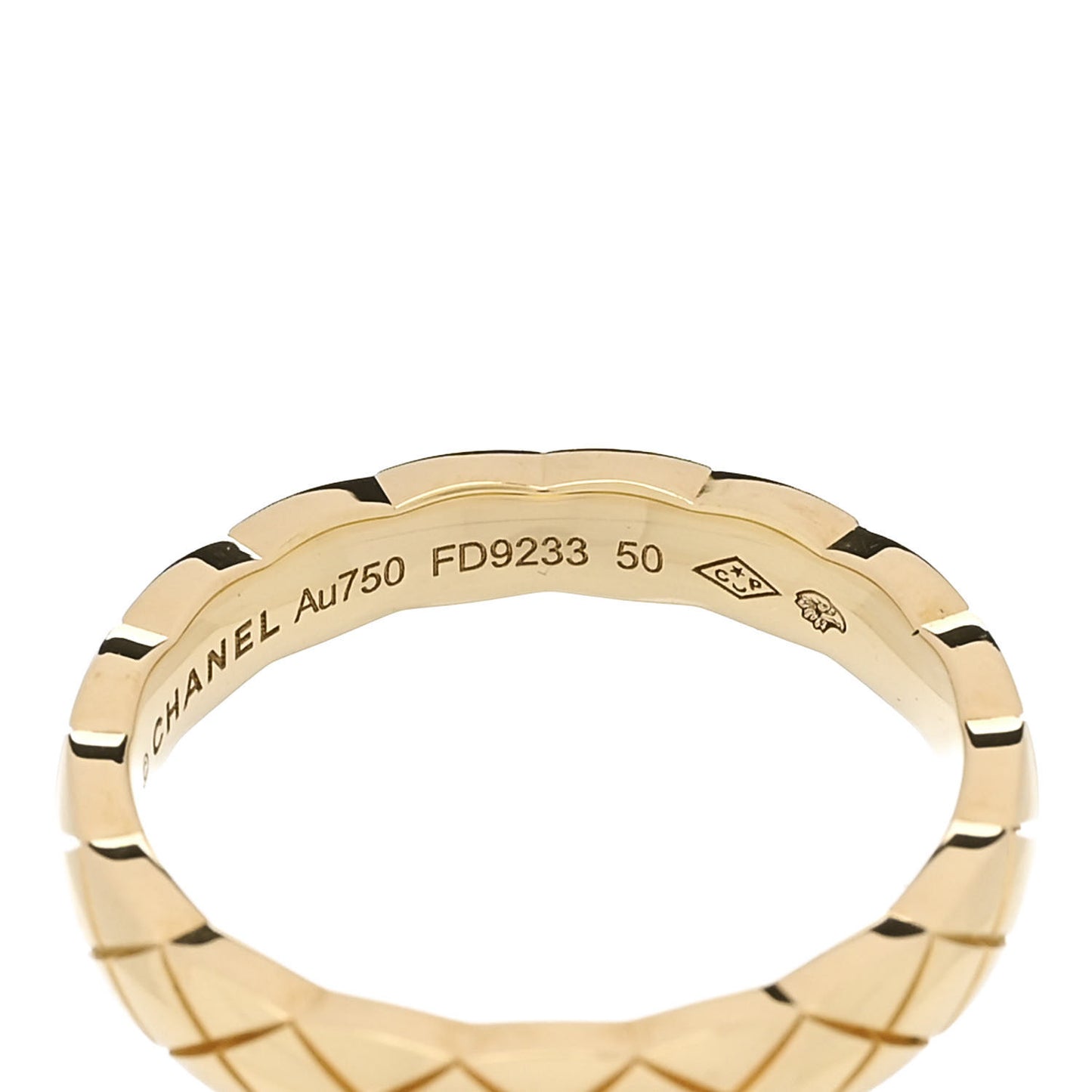 18K Yellow Gold Mini Coco Crush Ring 50 5.25