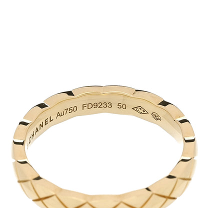 Chanel 18K Yellow Gold Mini Coco Crush Ring 50 5.25 5 of 6