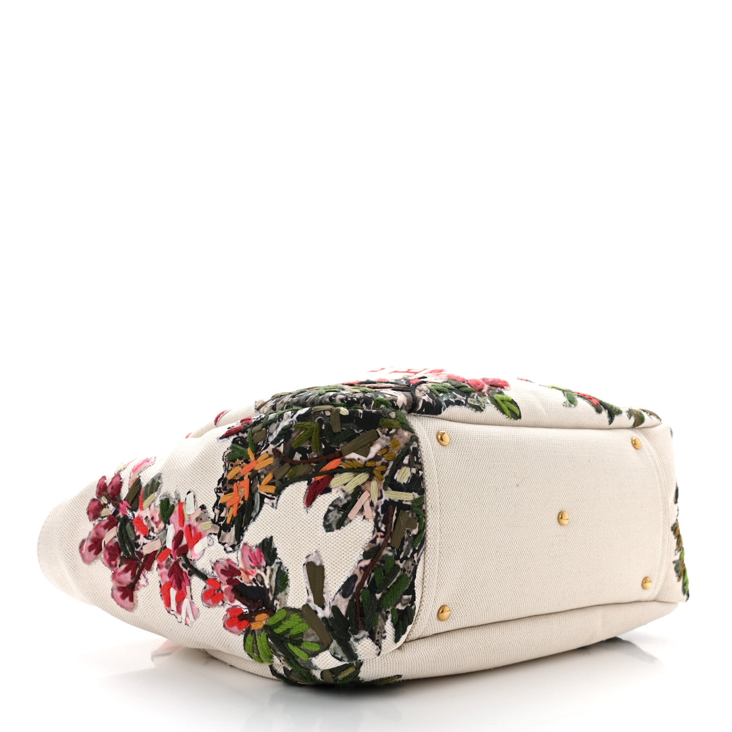 Valentino Garavani Canvas Atelier Floral Medium Tote Bag 5 of 10