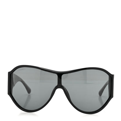 Chanel Acetate Quilted CC Sunglasses 5426 Black 2 of 8