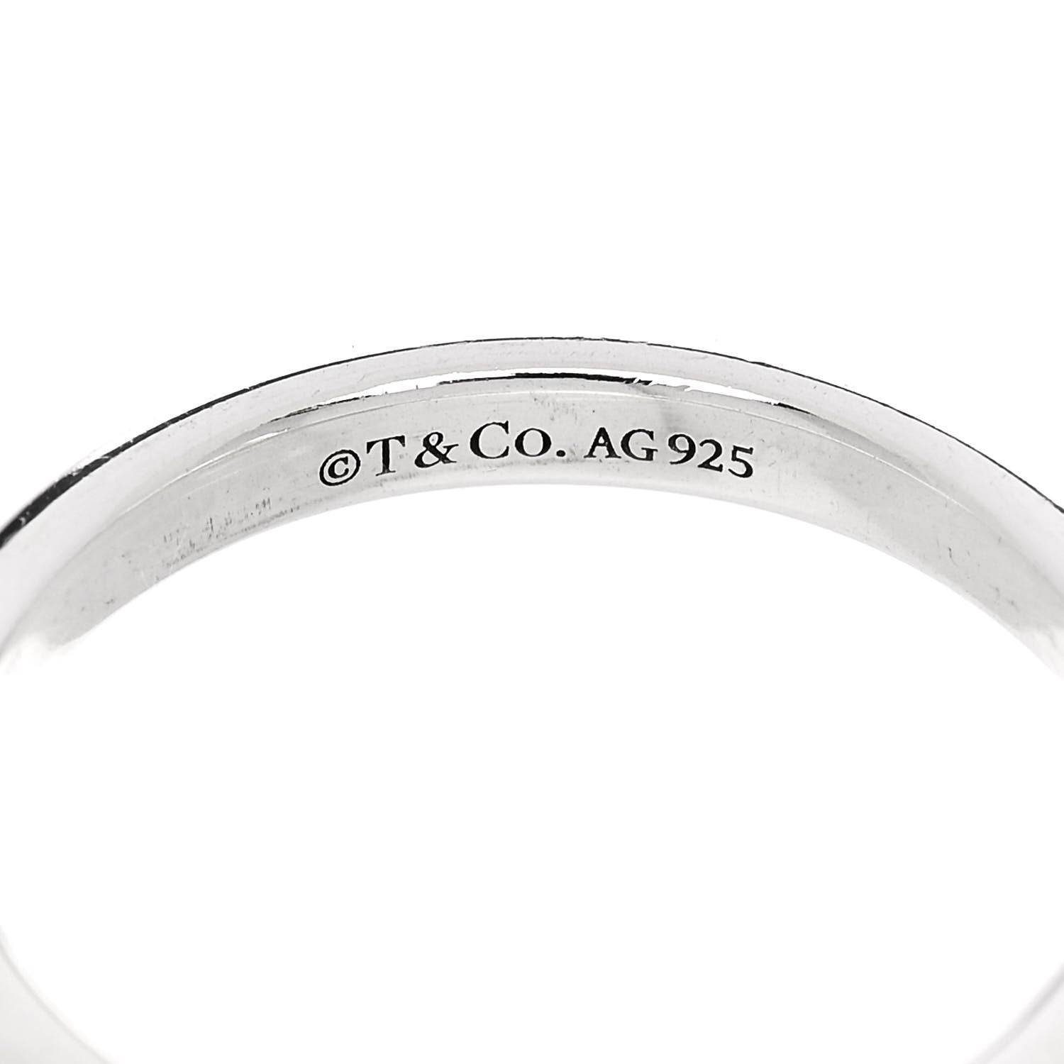 Tiffany Sterling Silver 8mm Hardwear Ball Ring 49 5 5 of 7
