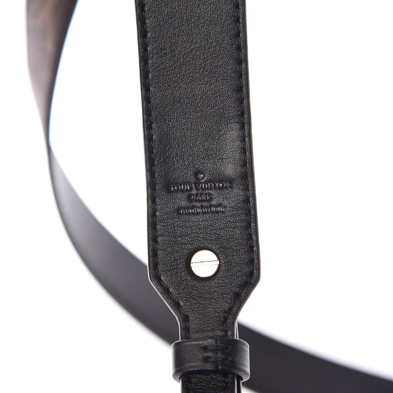 Louis Vuitton Monogram Bandouliere Shoulder Strap XL Black 3 of 6