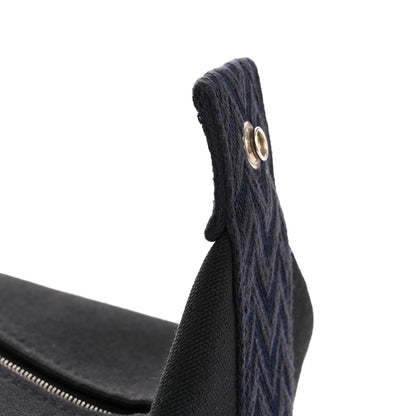 Hermes Canvas Large Bride-A-Brac Pouch Bleu Nuit 7 of 7