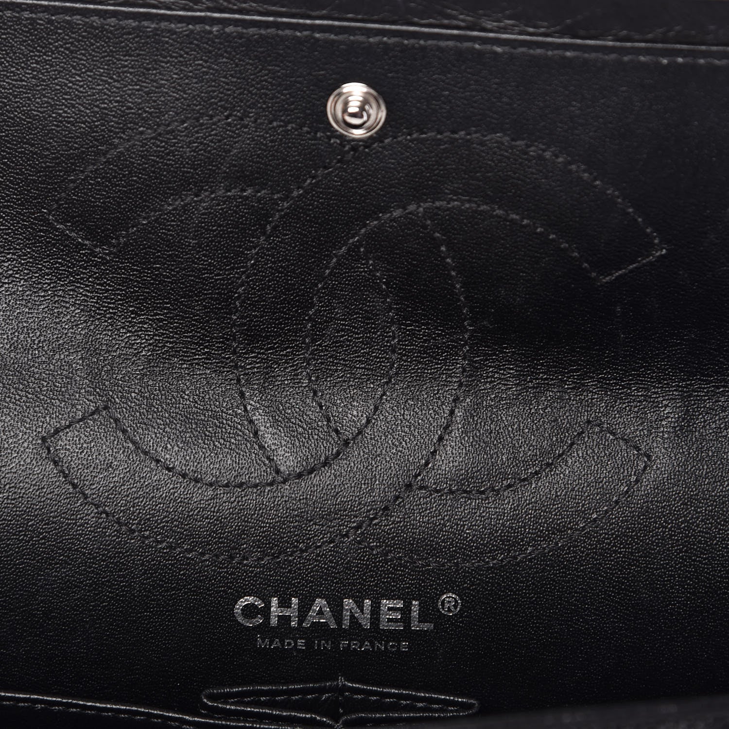 Chanel Aged Calfskin Chevron Quilted 2.55 Reissue 226 So Black 7 of 12