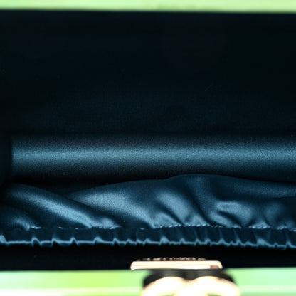 Chanel Patent Frame Chocolate Bar Clutch Light Blue 5 of 7