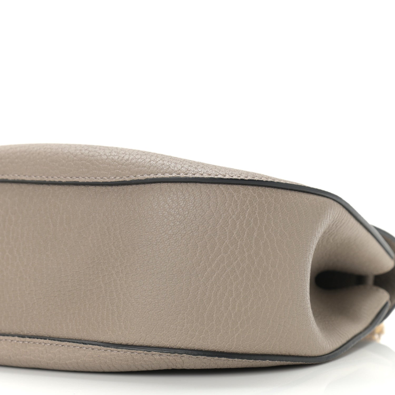 Chloe Grained Lambskin Drew Shoulder Bag Motty Grey 9 of 9