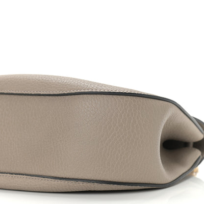Chloe Grained Lambskin Drew Shoulder Bag Motty Grey 9 of 9