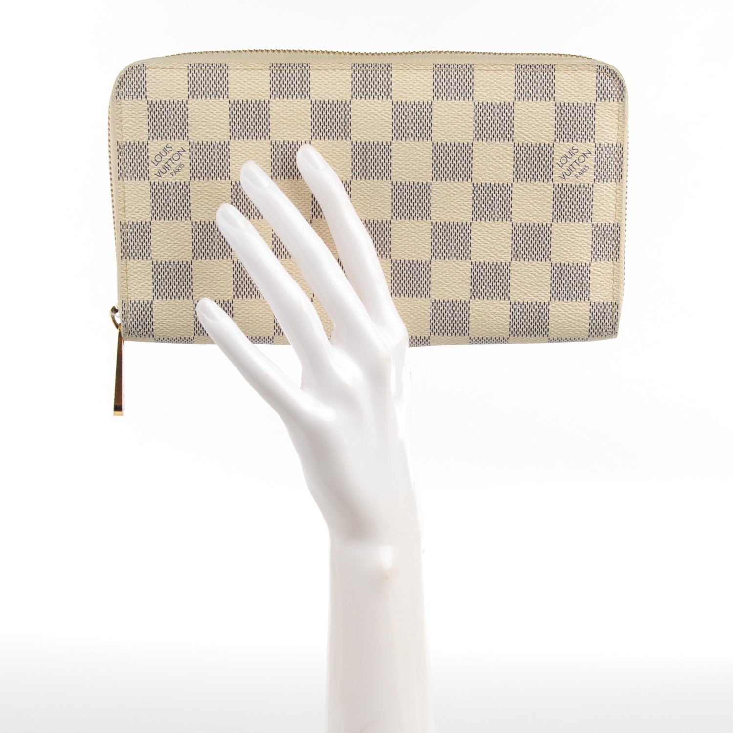 Louis Vuitton Damier Azur Zippy Organizer Wallet 2 of 13