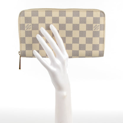 Louis Vuitton Damier Azur Zippy Organizer Wallet 2 of 13