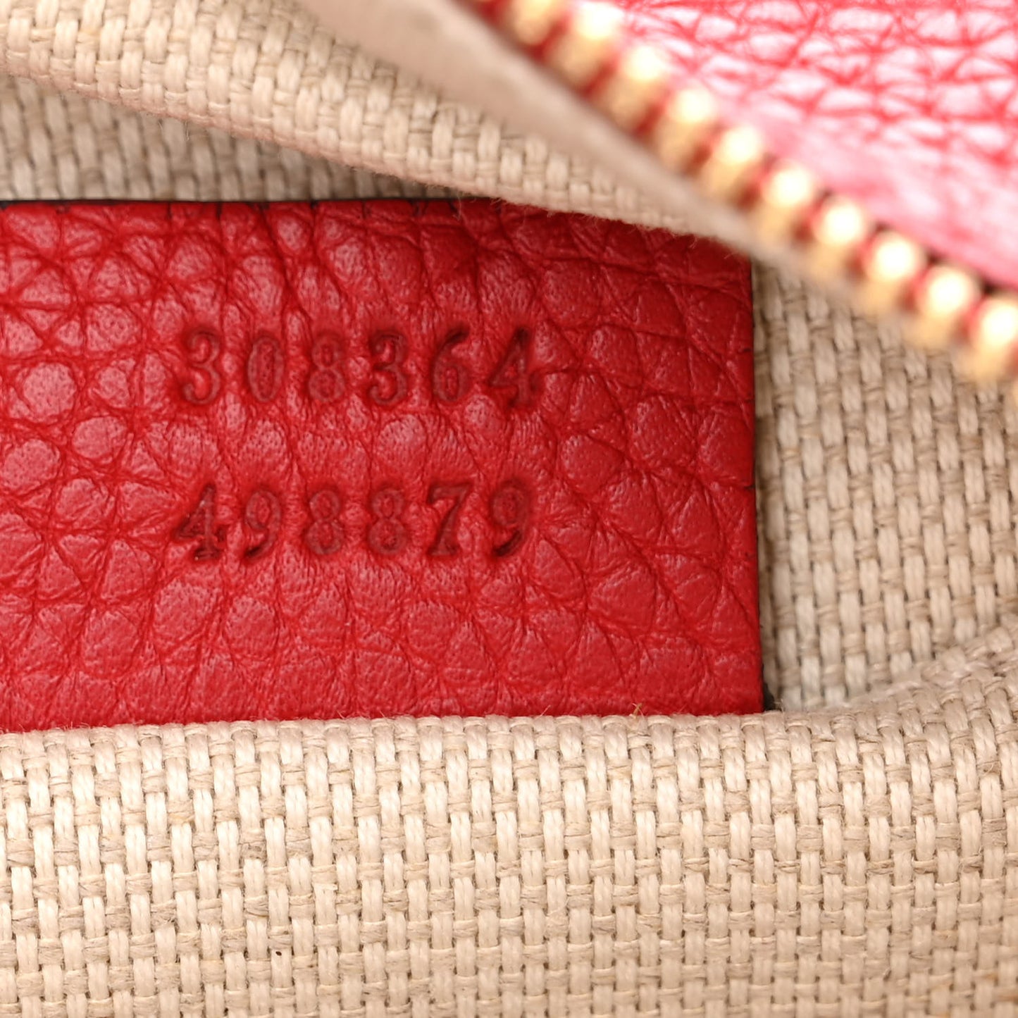 Pebbled Calfskin Small Soho Disco Bag Tabasco Red