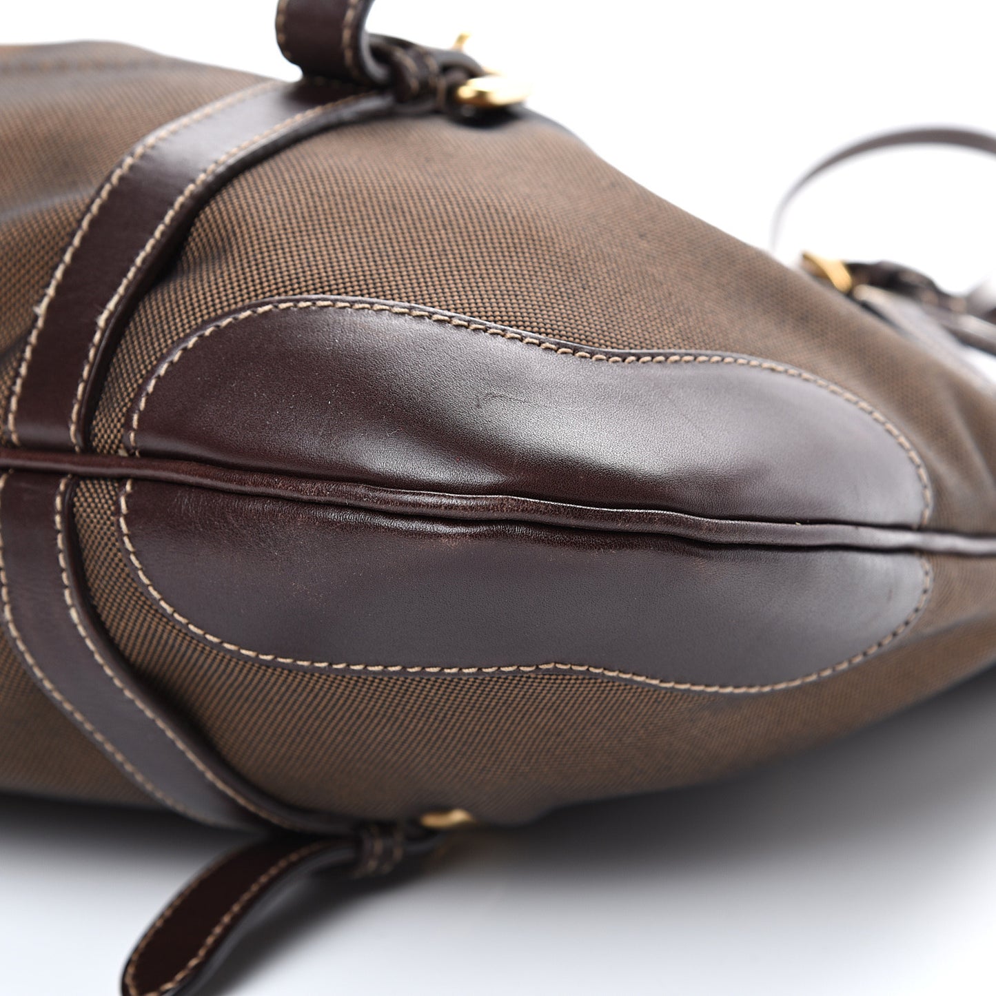 Jacquard Logo Tote Brown