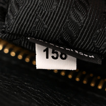 Prada Vitello Daino Pocket Small Tote Black 8 of 17