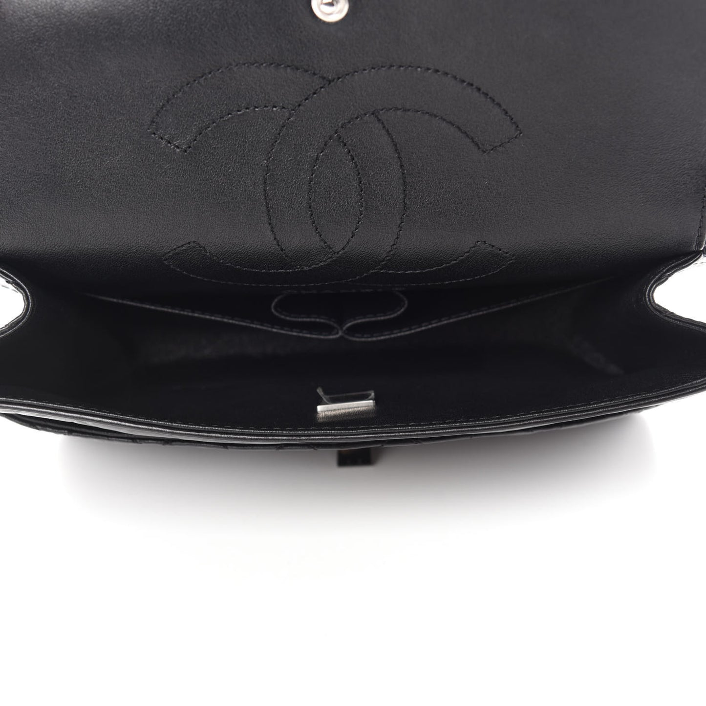 Aged Calfskin Quilted 2.55 Reissue 225 Flap So Black