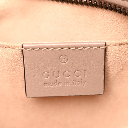 Gucci Calfskin Matelasse Small GG Marmont Chain Shoulder Bag Porcelain Rose 6 of 10
