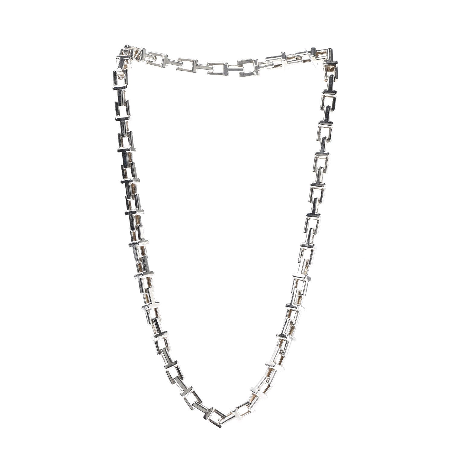 Tiffany Sterling Silver Interchangeable T Chain Necklace 4 of 9
