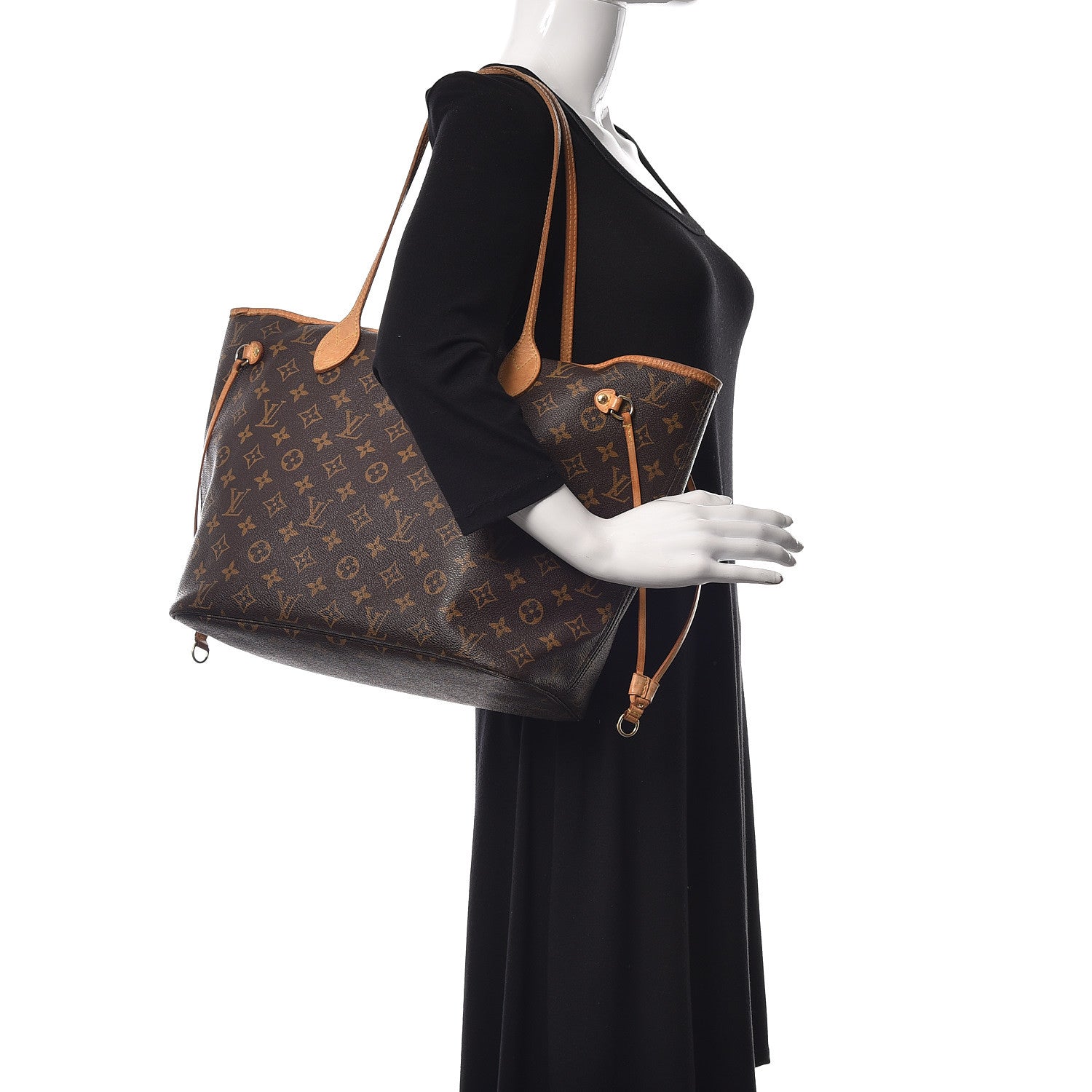 Louis Vuitton Monogram Neverfull MM 2 of 17