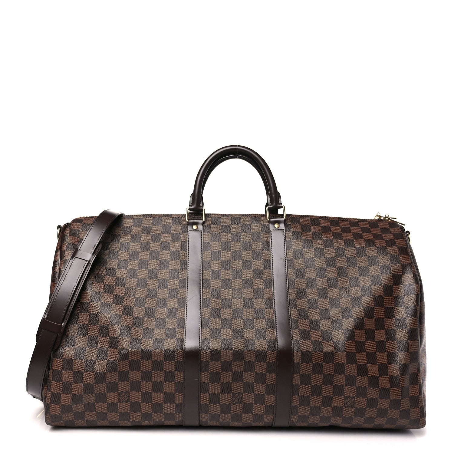 Louis Vuitton Damier Ebene Keepall Bandouliere 55 1 of 8