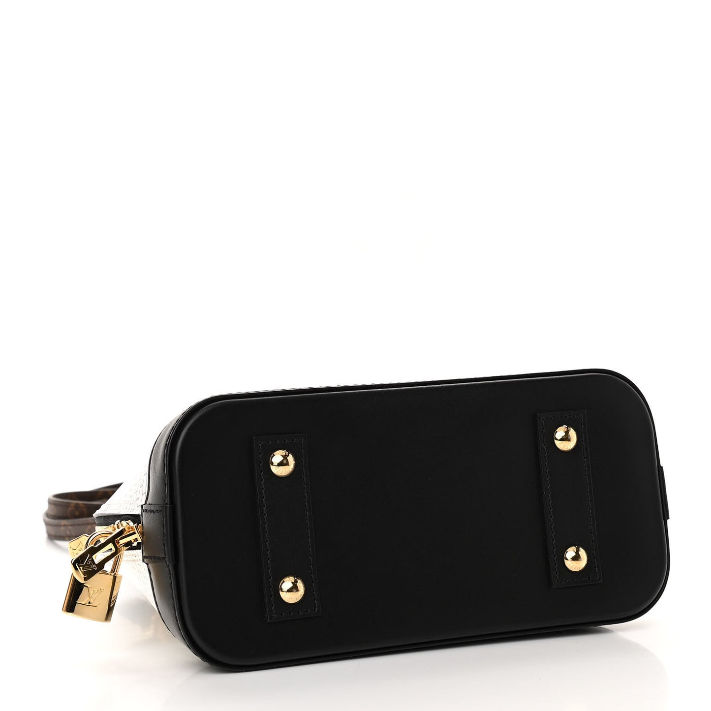 X FORNASETTI Calfskin Architettura Alma BB Black White