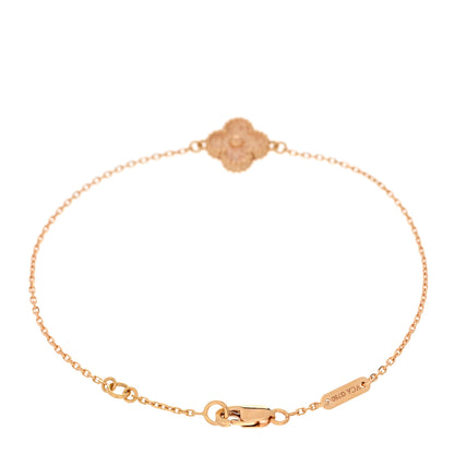 Van Cleef & Arpels 18K Rose Gold Sweet Alhambra Bracelet 2 of 3