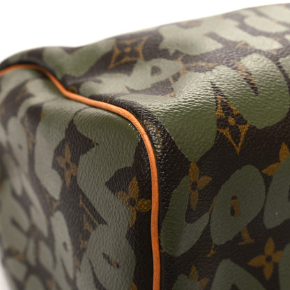 Louis Vuitton Monogram Graffiti Speedy 30 Kaki 9 of 14