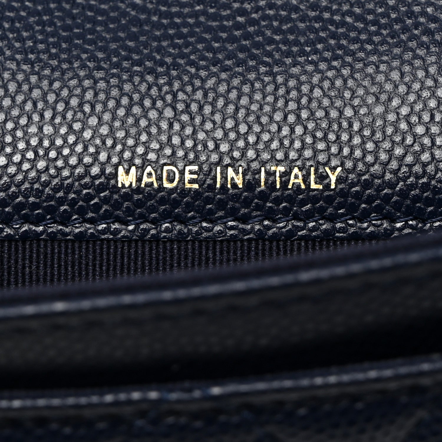 Chanel Caviar Quilted Crystal CC Flap Card Holder Navy Blue 7 of 8