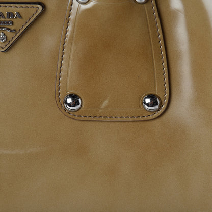Prada Spazzolato Top Handle Tote Cera 11 of 30