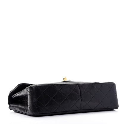 Chanel Lambskin Quilted Medium Single Flap Black 4 of 24