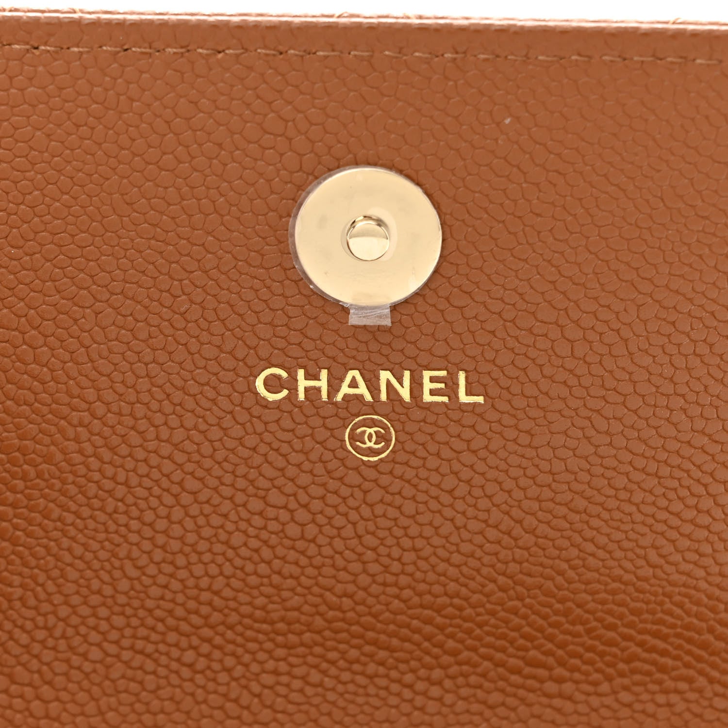 Chanel Caviar Quilted Business Affinity Clutch With Chain Flap Camel 6 of 12