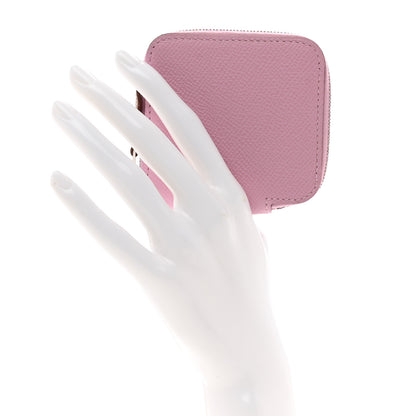 Hermes Epsom Silk'in Coin Purse Mauve Sylvestre 2 of 7