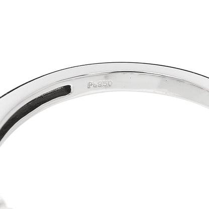 Parker & West by FASHIONPHILE Platinum Diamond 1.04ct Half Eternity Band Ring 52 6 9 of 10