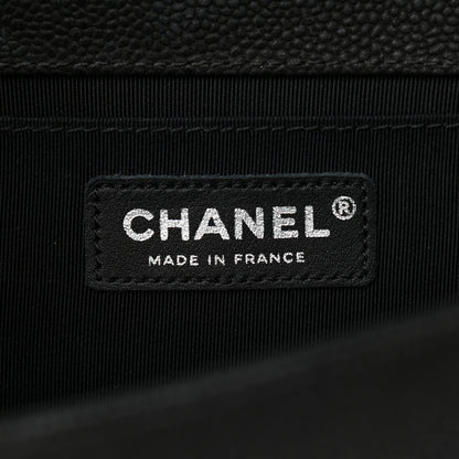 Chanel Iridescent Calfskin Quilted Medium Boy Flap Black 6 of 11
