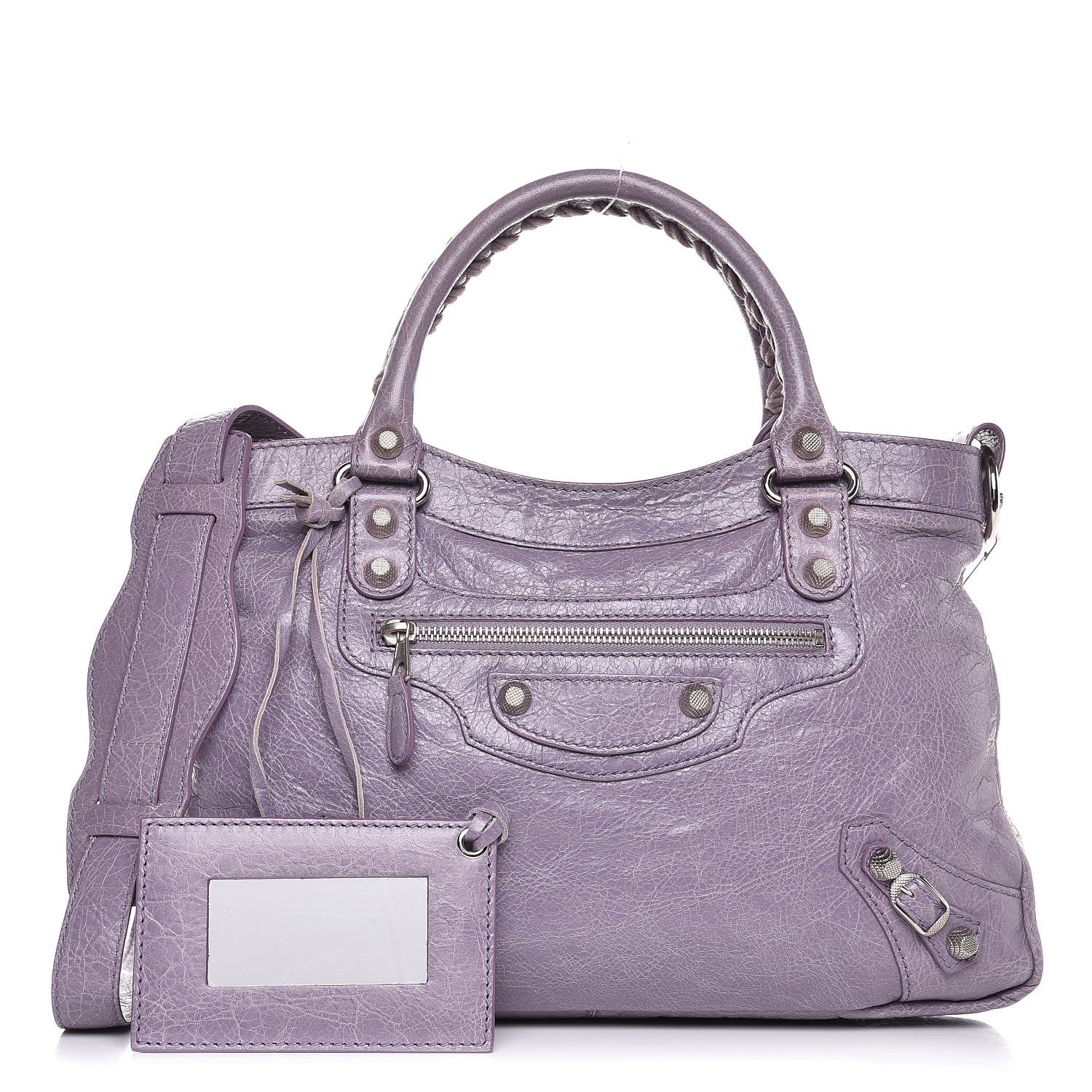 Balenciaga Agneau Giant 12 Silver Hardware Town Glycine 1 of 8