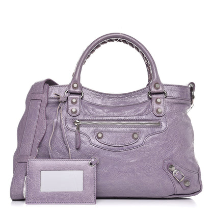 Balenciaga Agneau Giant 12 Silver Hardware Town Glycine 1 of 8