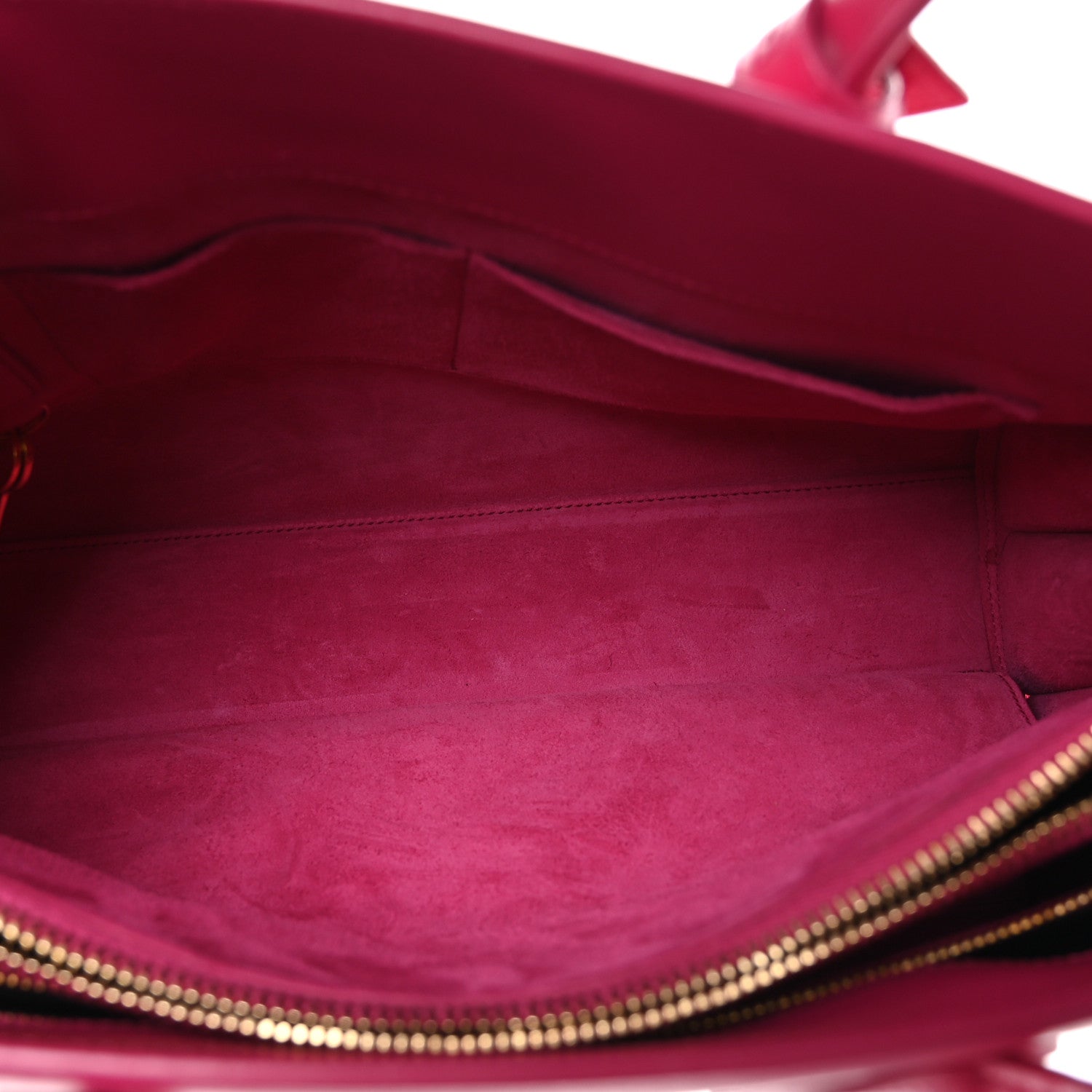 Saint Laurent Calfskin Small Sac De Jour Lipstick Fuchsia 6 of 10