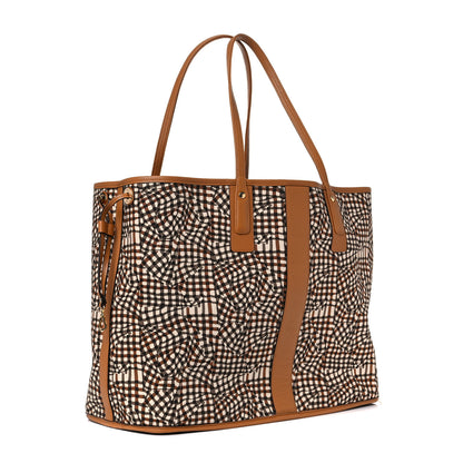 MCM Visetos Large Liz Reversible Shopper Tote Cognac 10 of 17