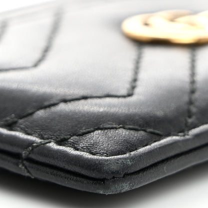 Gucci Calfskin Matelasse GG Marmont Card Holder Black 10 of 10