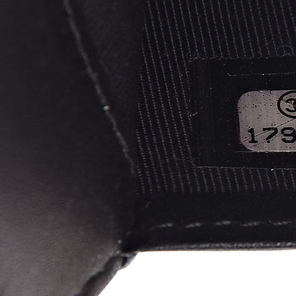Chanel Calfskin Double Stitch Hamptons Flap Wallet Black 7 of 10