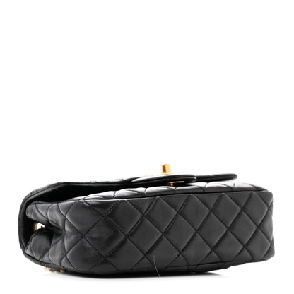 Chanel Lambskin Quilted Mini Rectangular Pearl Crush Flap Black 4 of 10