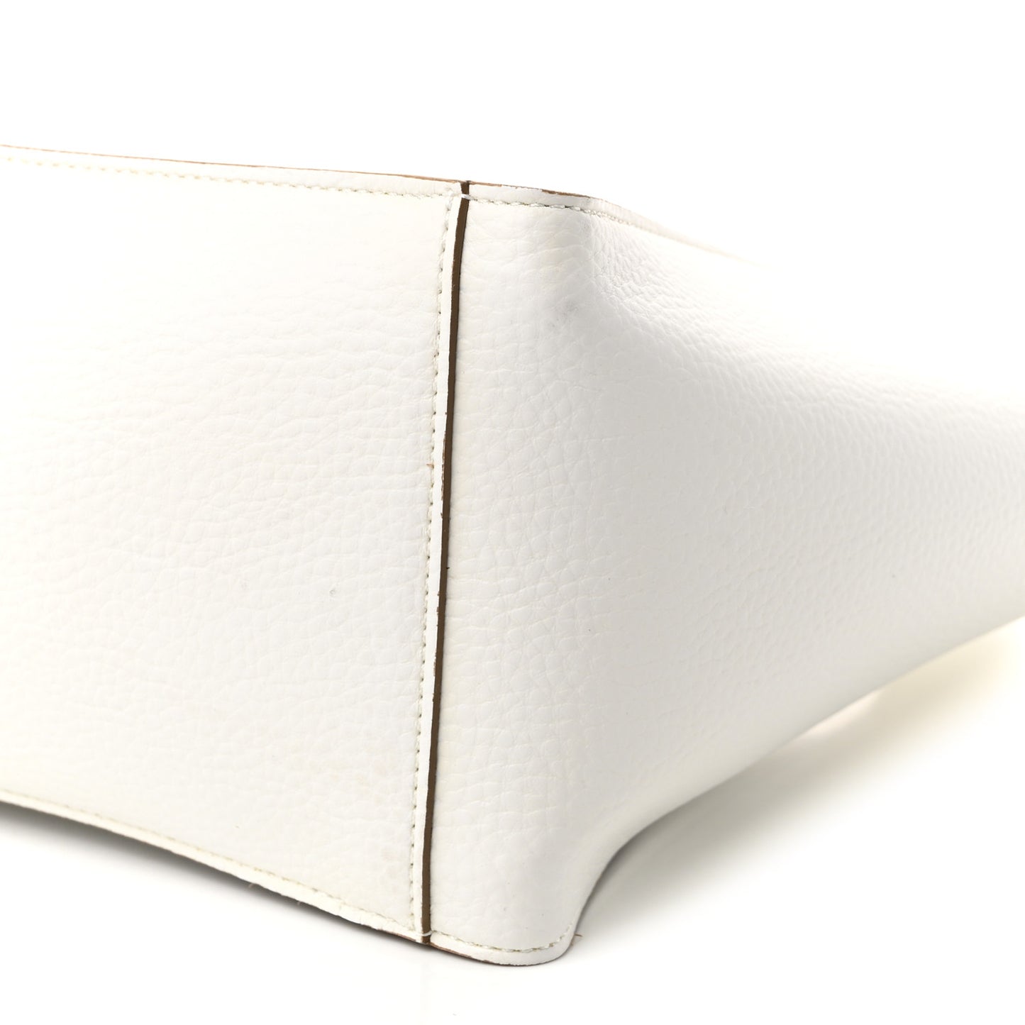 Eco Alter Nappa Perforated Crossbody Tote White