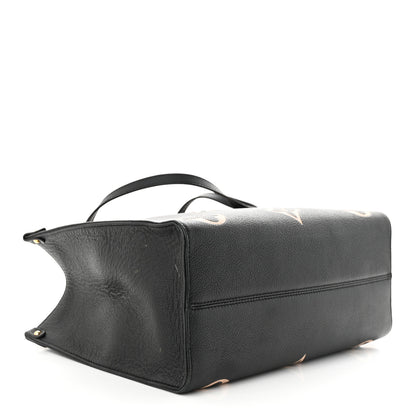 Louis Vuitton Empreinte Monogram Giant Onthego MM Black Beige 6 of 15