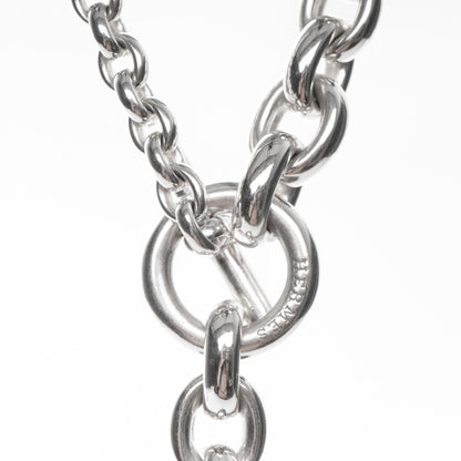 Hermes Sterling Silver Crescendo Long Necklace 4 of 4