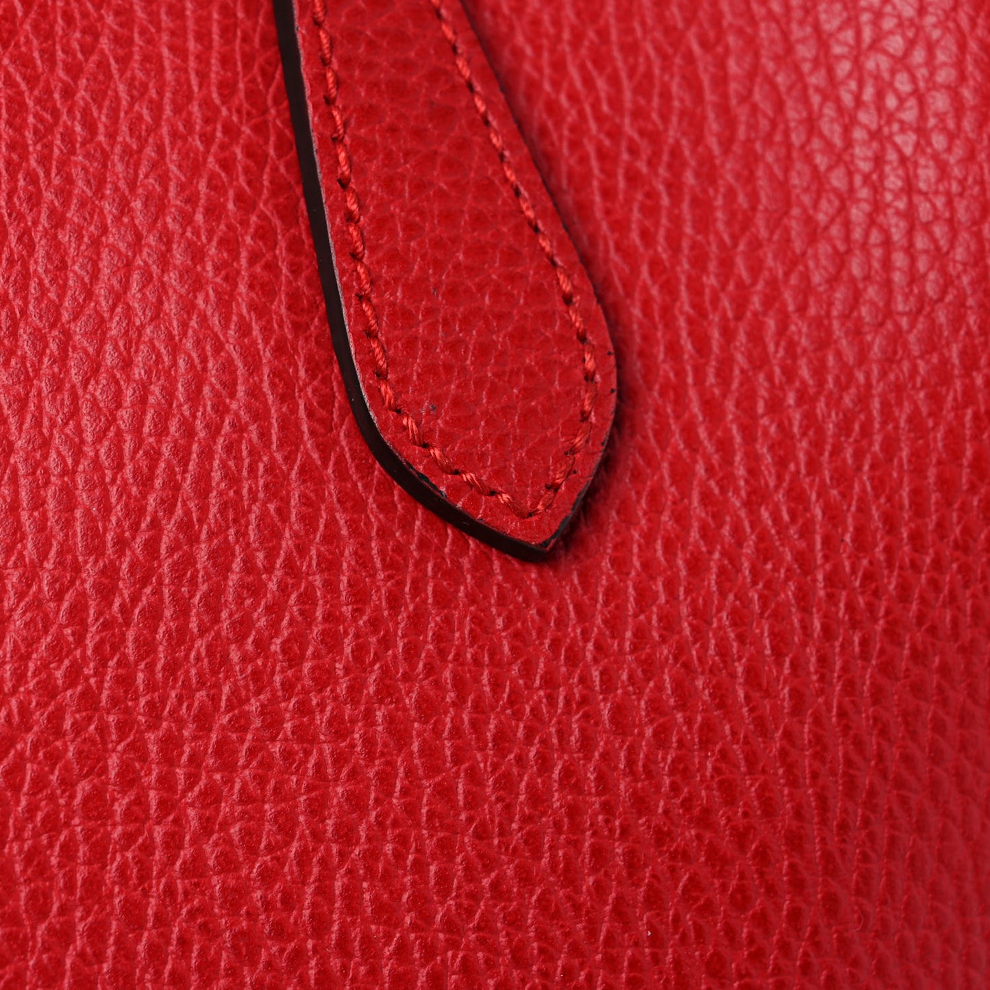 Dollar Calfskin Small Swing Tote Red