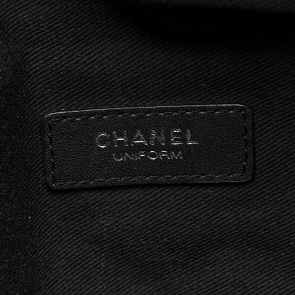 Chanel Calfskin Quilted Waist Belt Bag Black 6 of 10