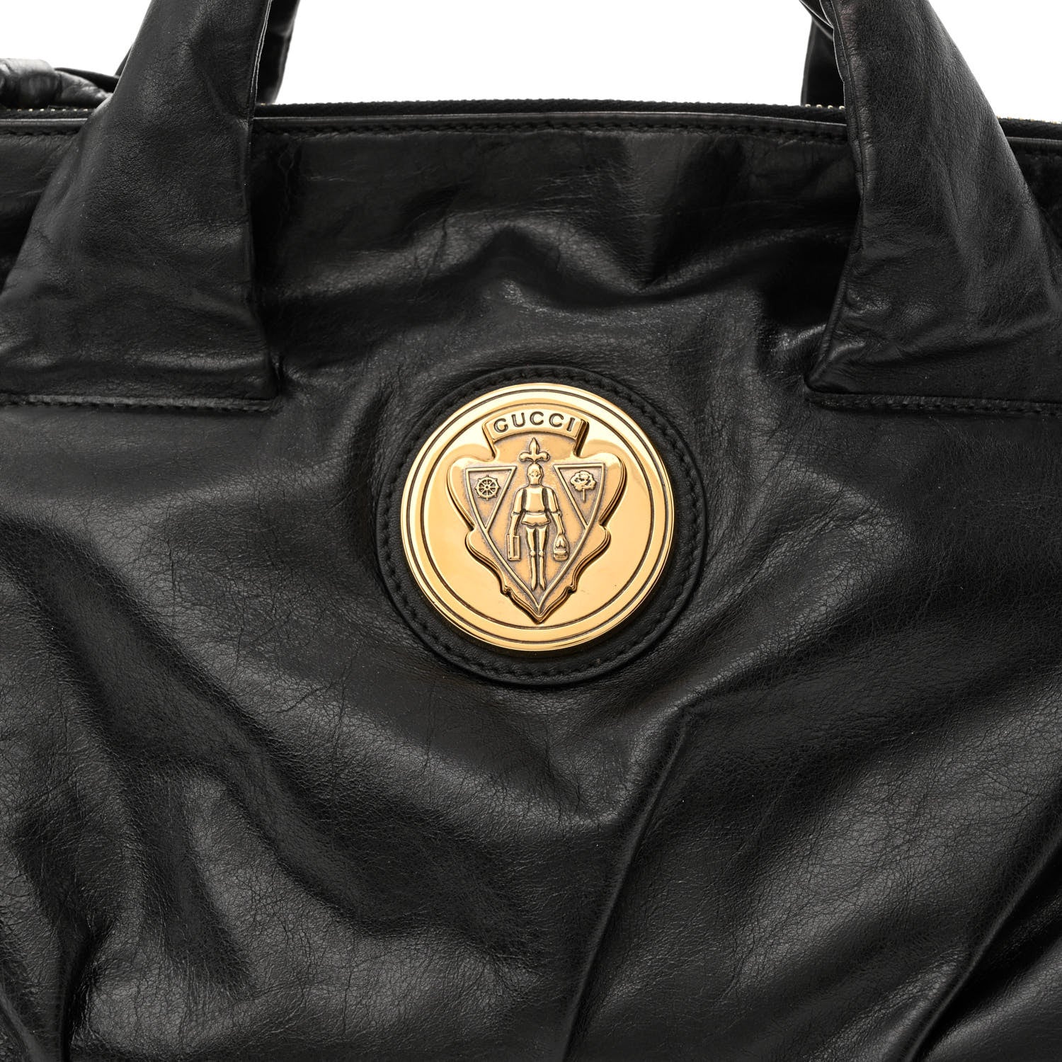 Gucci Calfskin Medium Hysteria Hobo Black 7 of 9