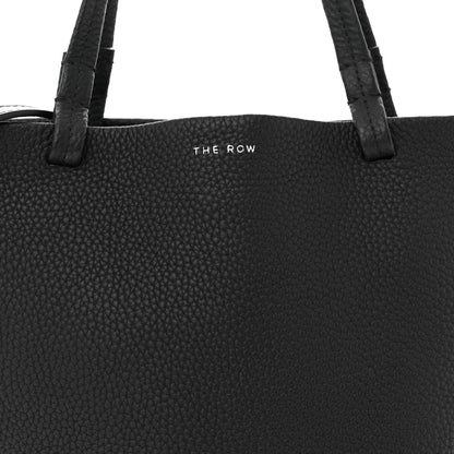 The Row Grained Calfskin Small Park Tote Black 8 of 12