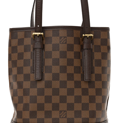 Louis Vuitton Damier Ebene Marais Bucket 23 7 of 10